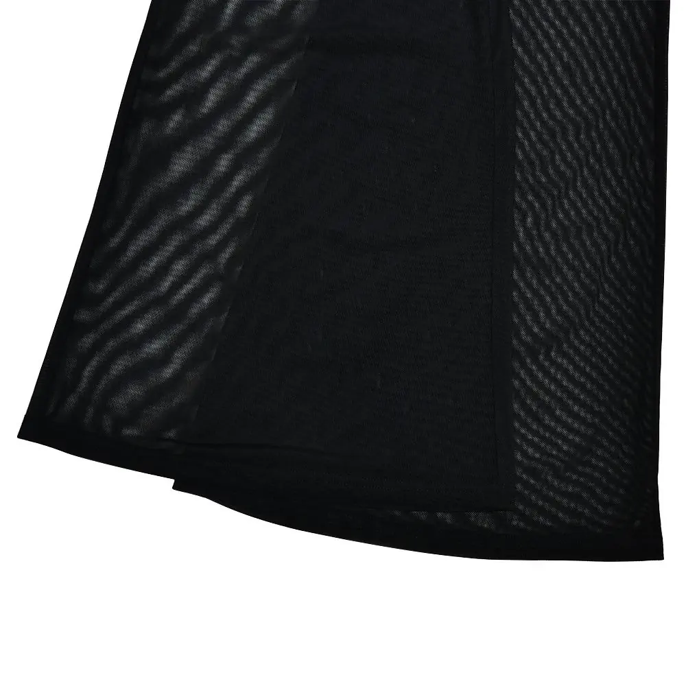 Combinaison noire transparente manches longues – Image 5